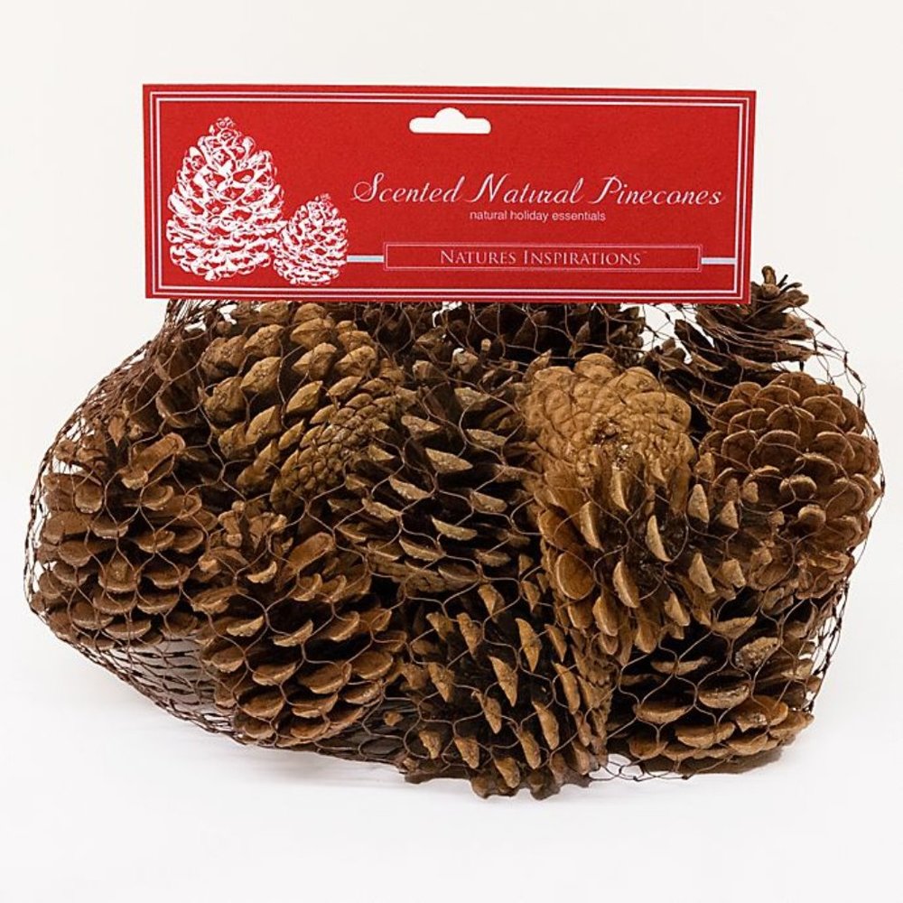 Holiday Scented Natural Pine Cone Bag 2 Pack NEW
